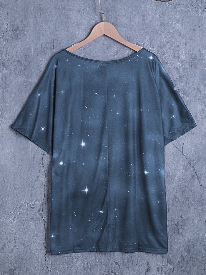 Cotton Short Sleeve Crew Neck Shirts & Tops