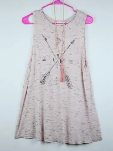Pink Casual Floral Crew Neck Shirts & Tops