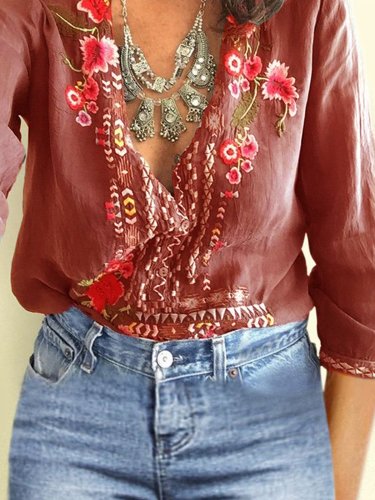Long Sleeve Elegant Causal Tops