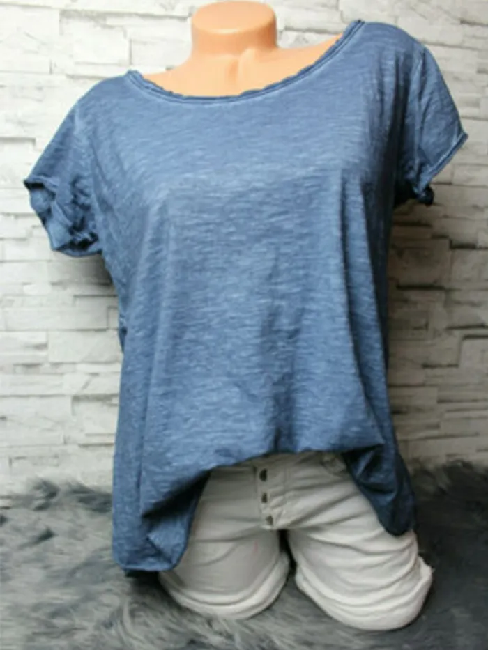 Casual Solid Shirts & Tops