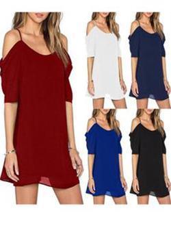 Simple Shift Chiffon Dress