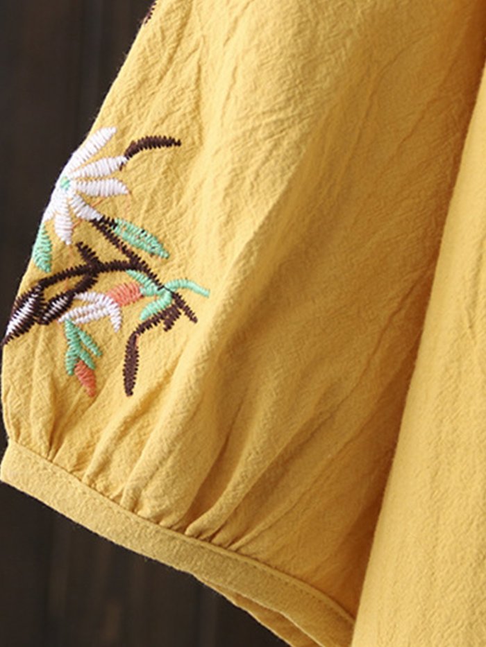 Casual Cotton-Blend Shirts & Tops