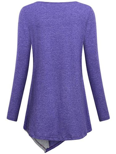 Round Neck Casual T-Shirts