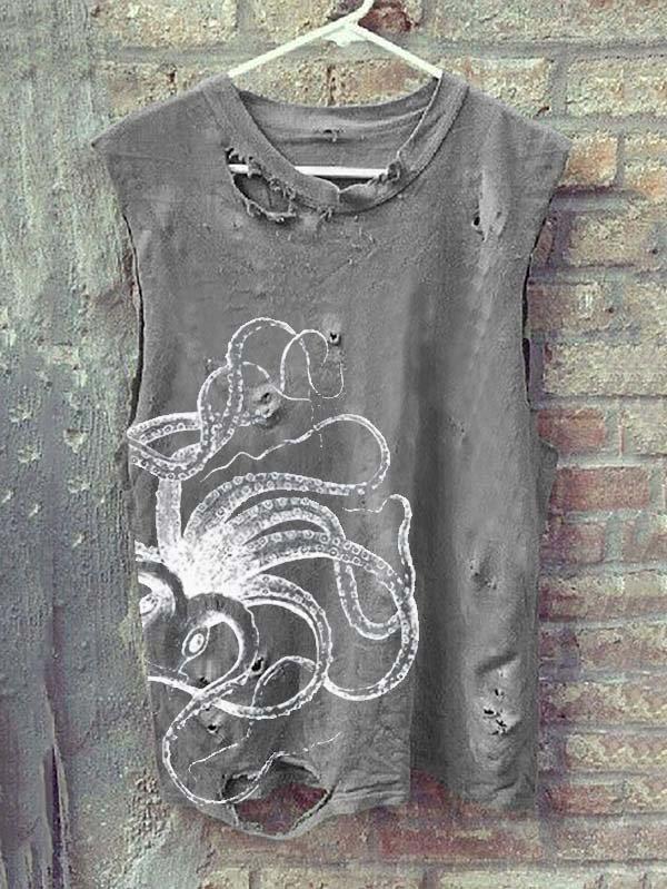 Casual Sleeveless Shirts T-shirts