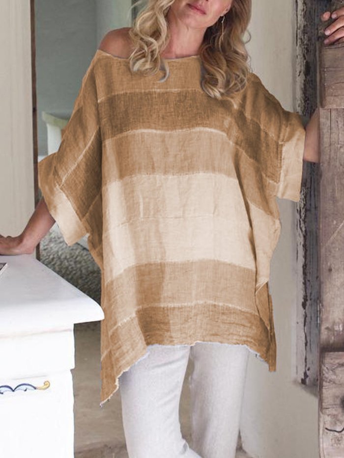 Floral Half Sleeve Casual Tops