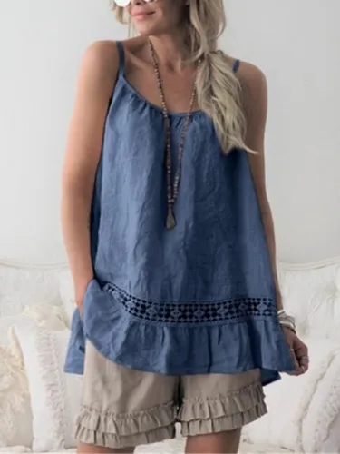 Casual Sleeveless Casual Tops