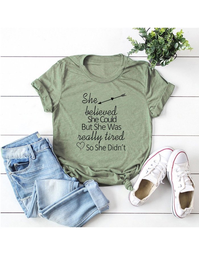 Cotton Sweet Short Sleeve Shirts & Tops