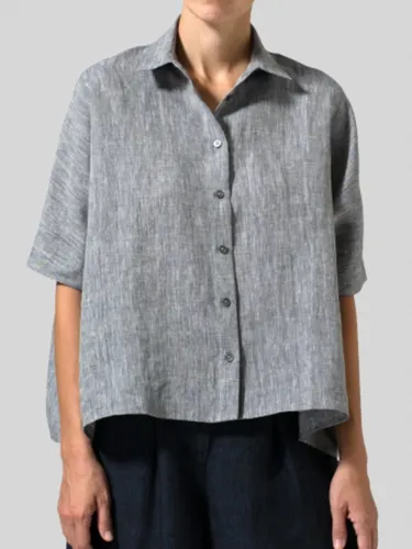 Women Casual Loose Tops Tunic Blouse Shirt