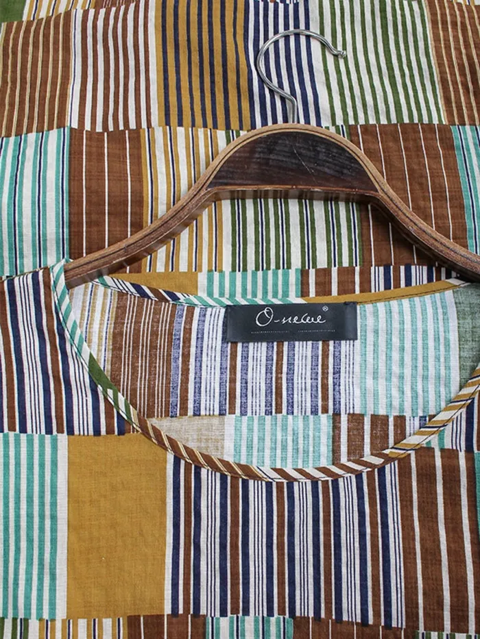 Cotton-Blend Long Sleeve Shirts & Tops
