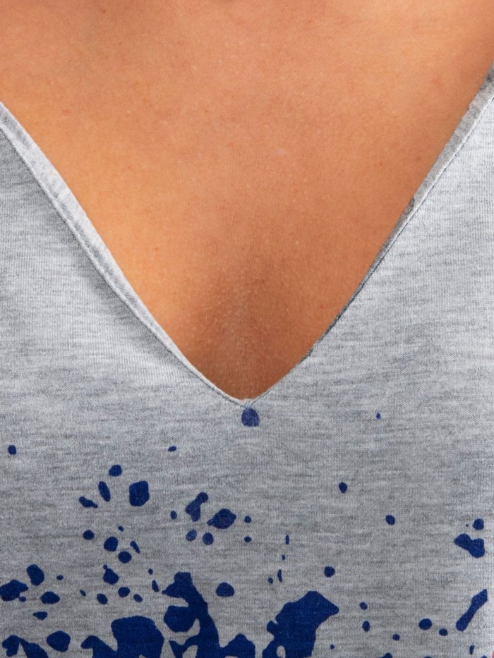 Cotton V Neck Casual Shirts & Tops