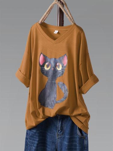 Floral Short Sleeve Casual Shirts & Tops