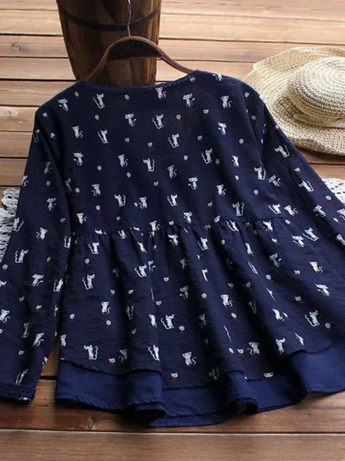 Sweet V Neck Shirts & Tops