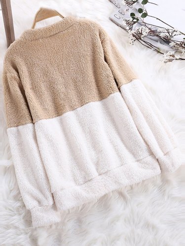 Stand Collar Long Sleeve Sweet Coats