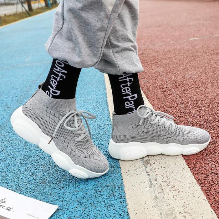 Elastic Cloth All Season Platform Sneaker