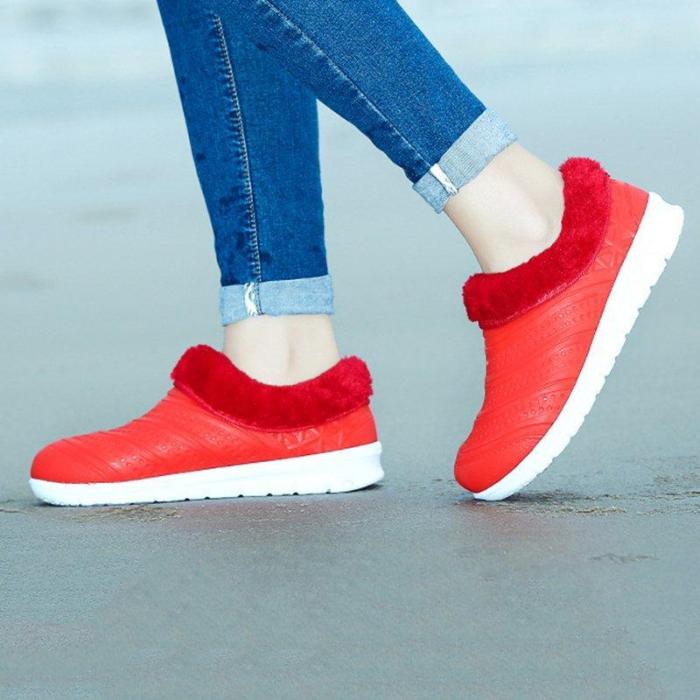 Women Snow Waterproof Loafers Booties Casual Shoes