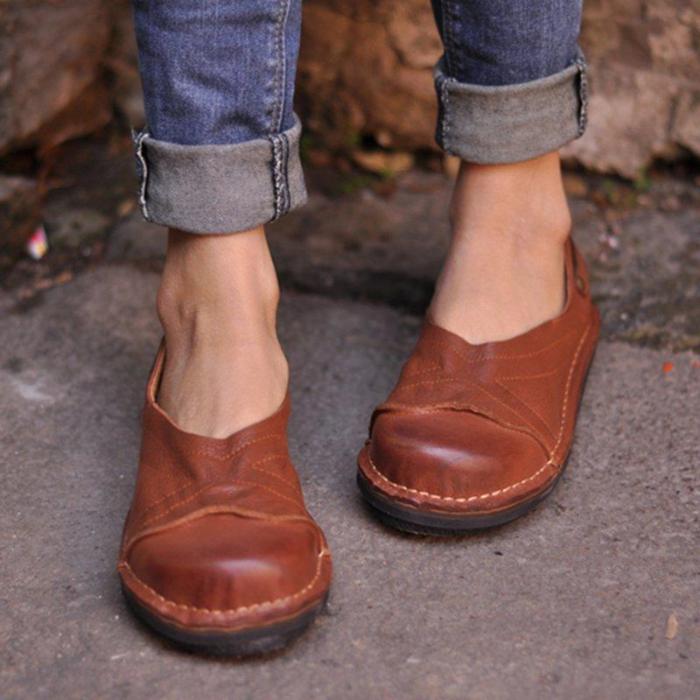 Women Soft Pu Flat Heel Spring/fall Loafers