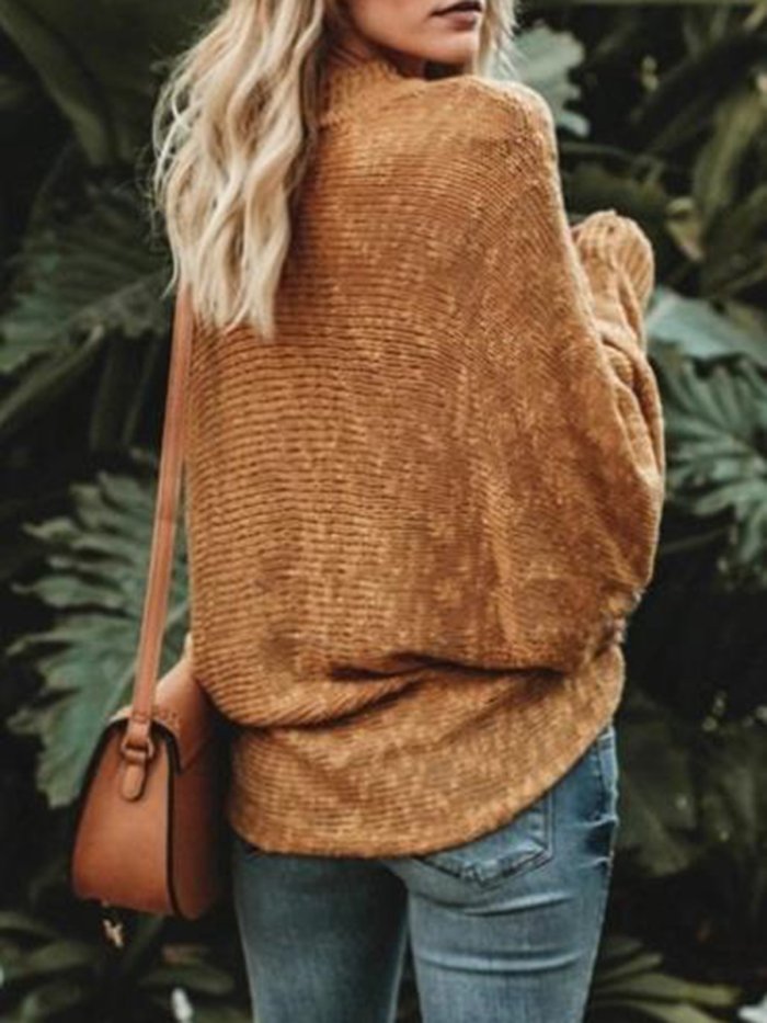 Strap loose large size sweater