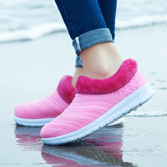 Women Snow Waterproof Loafers Booties Casual Shoes