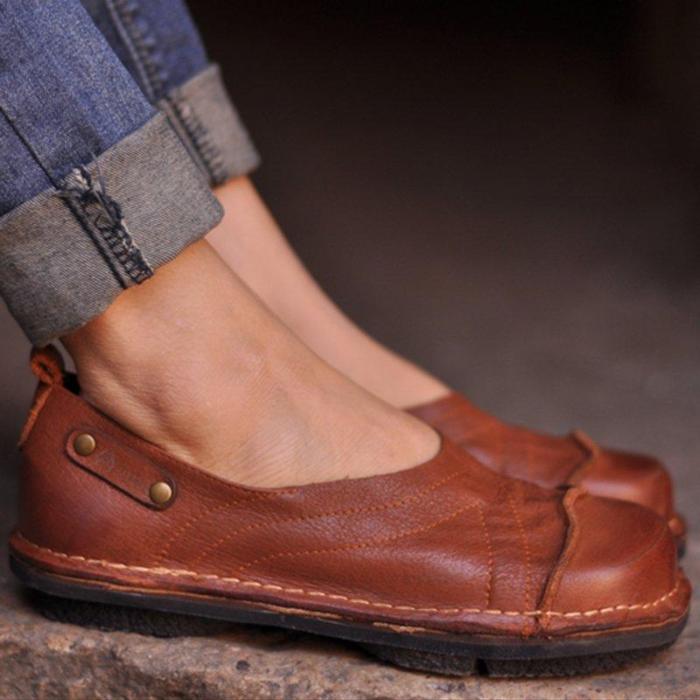 Women Soft Pu Flat Heel Spring/fall Loafers