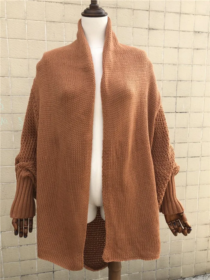 Knitted Casual Knitted Solid Cotton Winter Cardigan