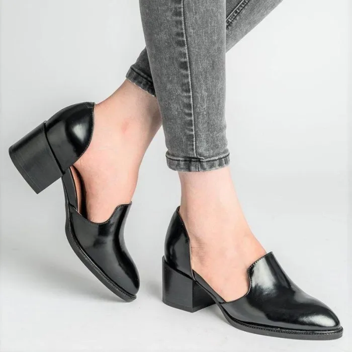 Women's Chunky Heel Vintage Leisure Shoes