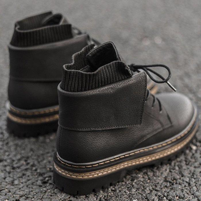 Women Street Style Martin Boots Casual Lace Up Boots