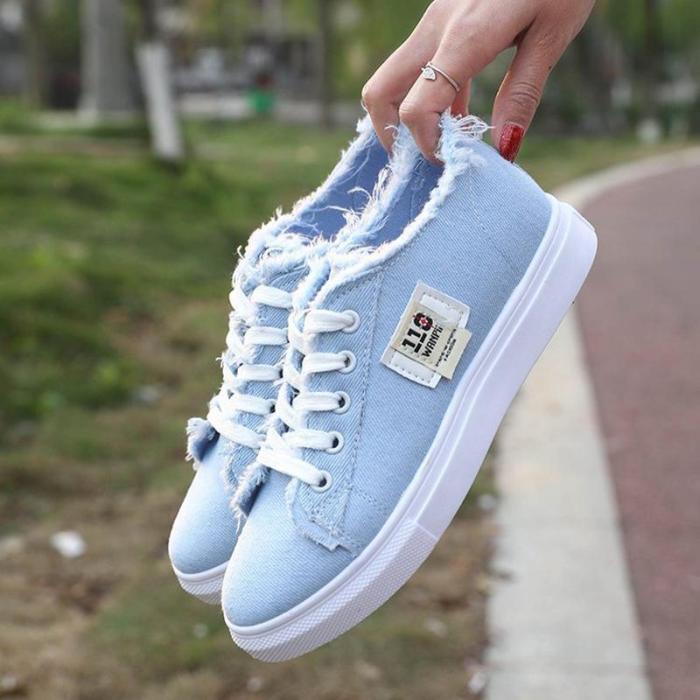Women Canvas Sneakers Breathable Comfortable Shoes