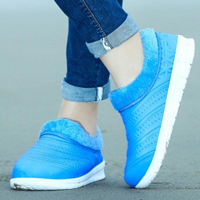 Women Snow Waterproof Loafers Booties Casual Shoes