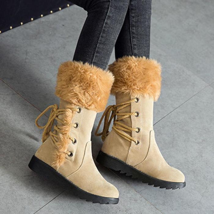 Women Snow Booties Casual Comfort Warm Shoes