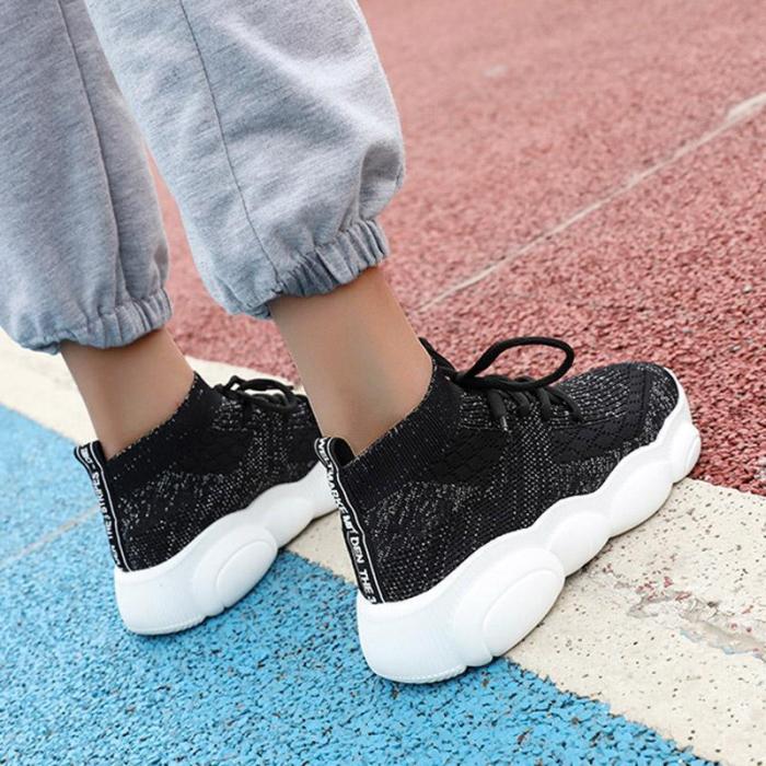 Elastic Cloth All Season Platform Sneaker
