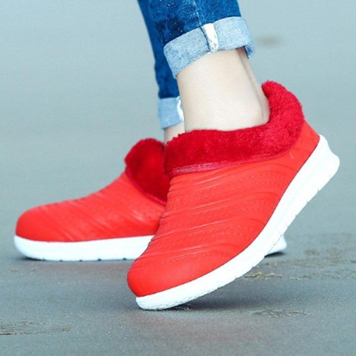 Women Snow Waterproof Loafers Booties Casual Shoes
