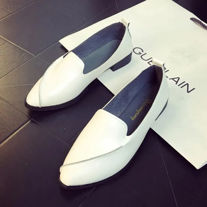 White Spring/Fall Loafer