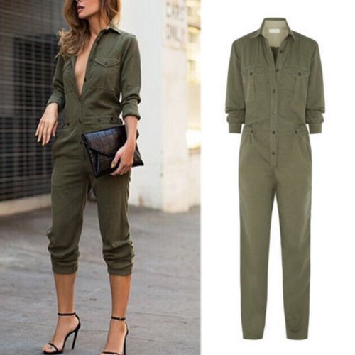 Cotton Stripes Sleeveless Basic Crew Neck Jumpsuits Romper