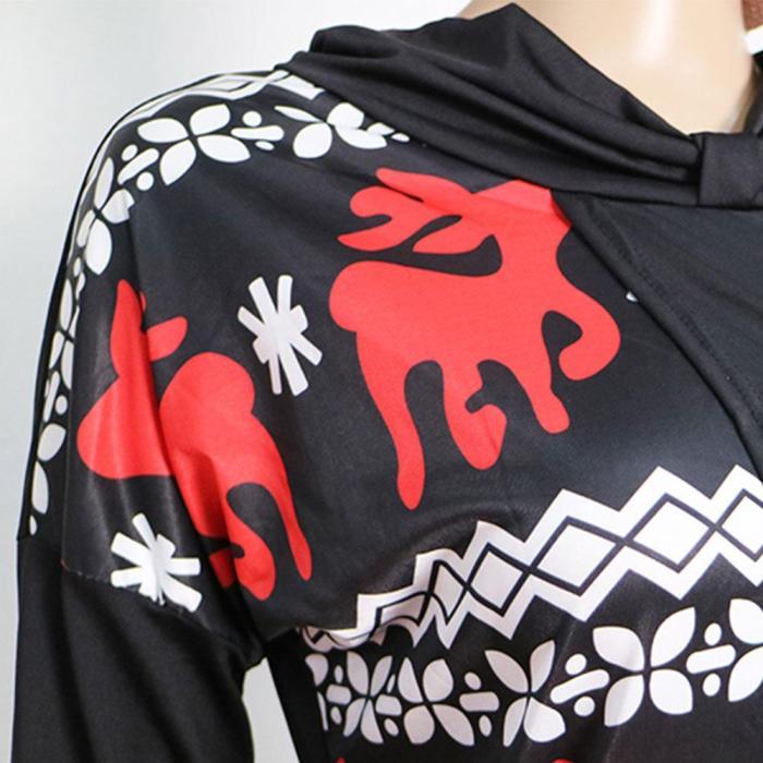 Fawn Printed Cotton-Blend Color-Block Long Sleeve Blouse & Shirts