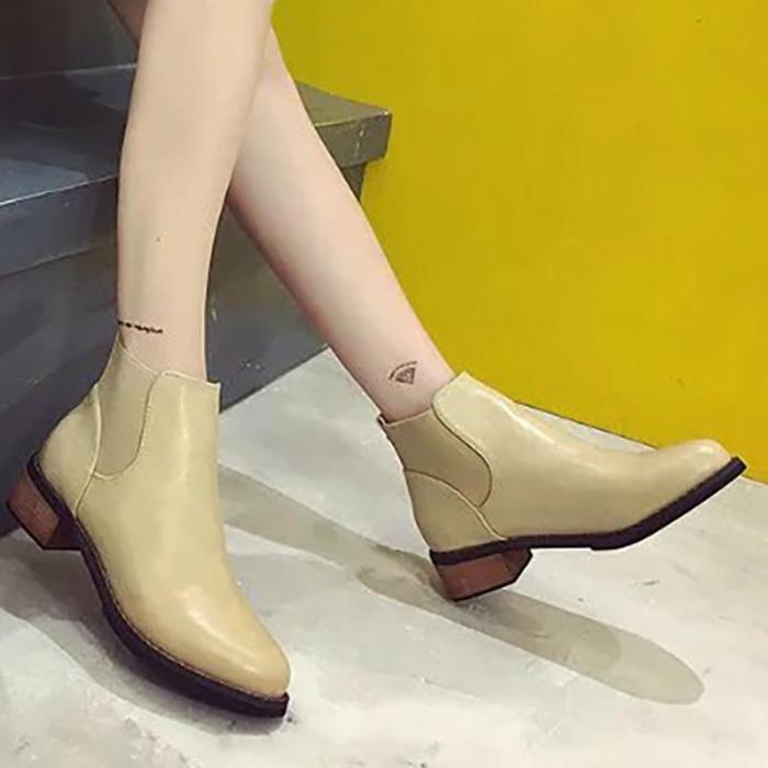 Women Booties Casual Slip On Shoes