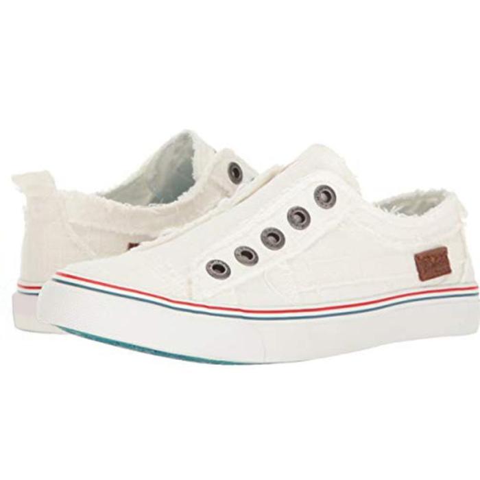 Women Canvas Casual Flats Shoes Vintage Sneaker Loafers