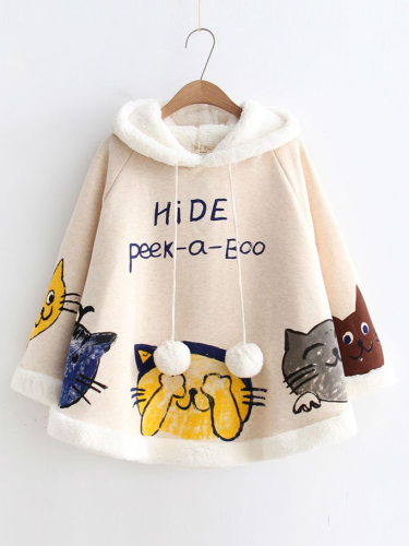 Light Pink Hoodie Outerwear