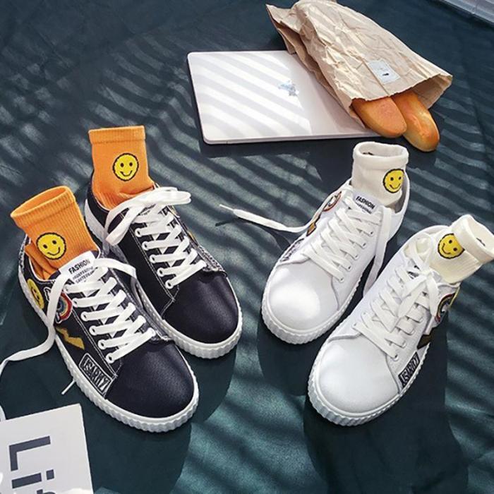 Canvas Lace-up Driving All Season Flats & Loafer
