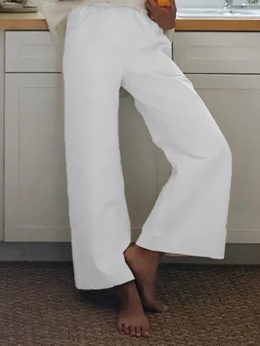 Plain Casual Pants