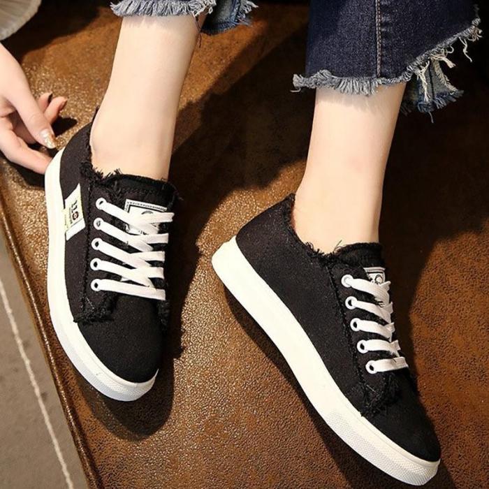 Women Canvas Sneakers Breathable Comfortable Shoes