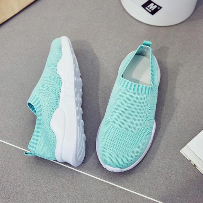 Women Athletic Sneakers Casual Slip On Breathable Shoes