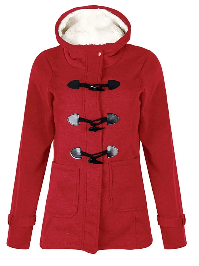 Womens Plus Size Paneled Hoodie Outerwears