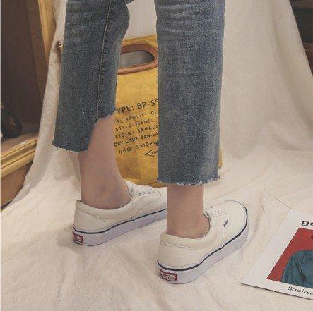 Women Flat Heel Lace-up Canvas Athletic Spring/Fall Flats