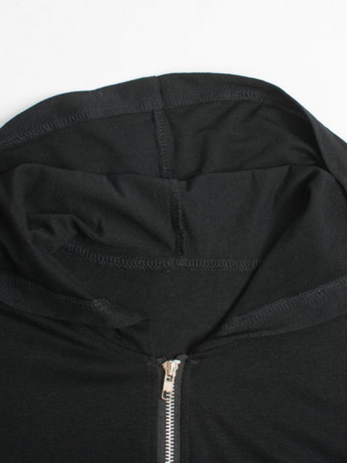 Long Sleeve Casual Asymmetric Plus Size Hoodies