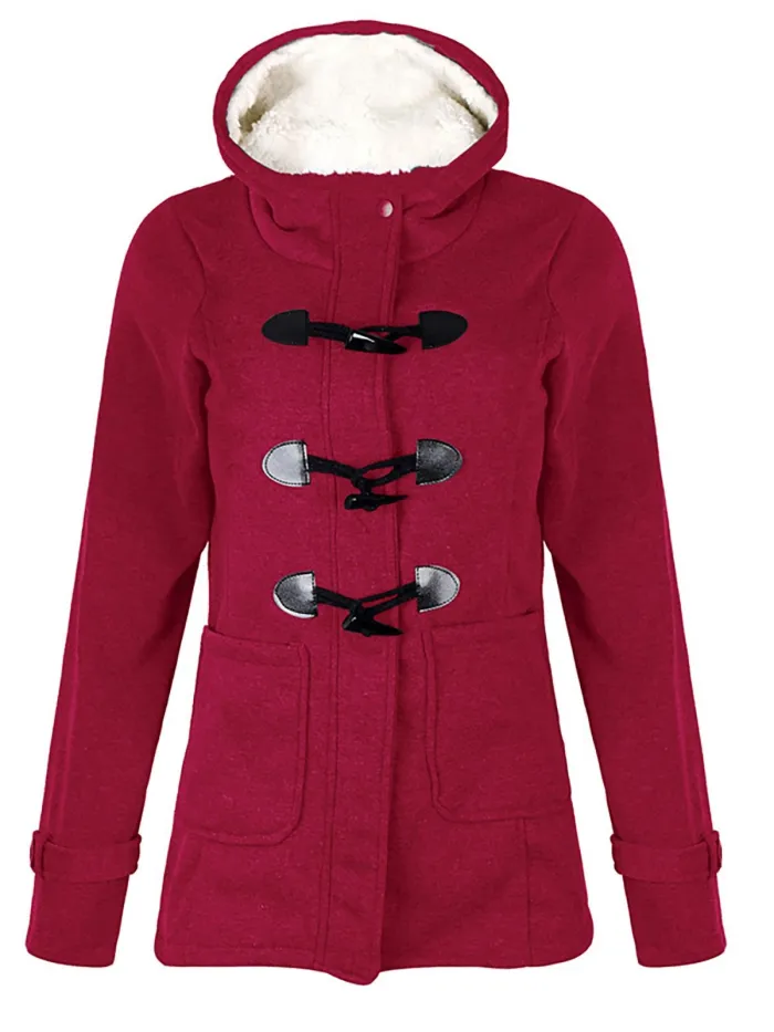 Womens Plus Size Paneled Hoodie Outerwears