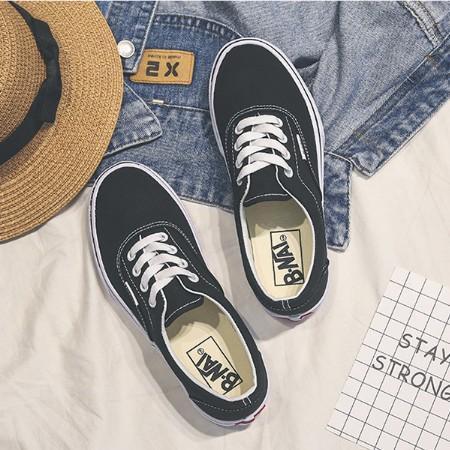 Women Flat Heel Lace-up Canvas Athletic Spring/Fall Flats