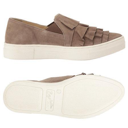 Gray Daily Flat Heel Artificial Suede All Season Ruffles Loafer