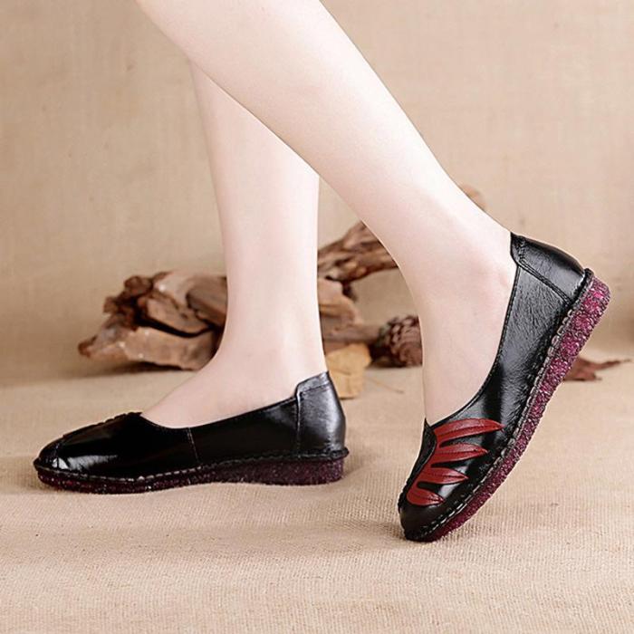 Women Flats Casual Slip On High Quality Shoes