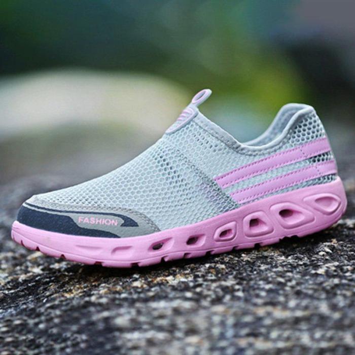 Women Mesh Fabric Sneakers Casual Comfort Breathable Shoes