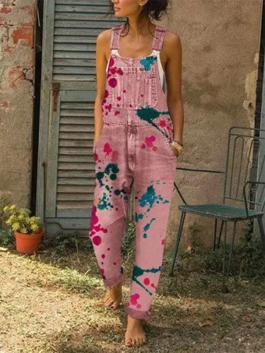 Casual Printed Rompers & Jumpsuit